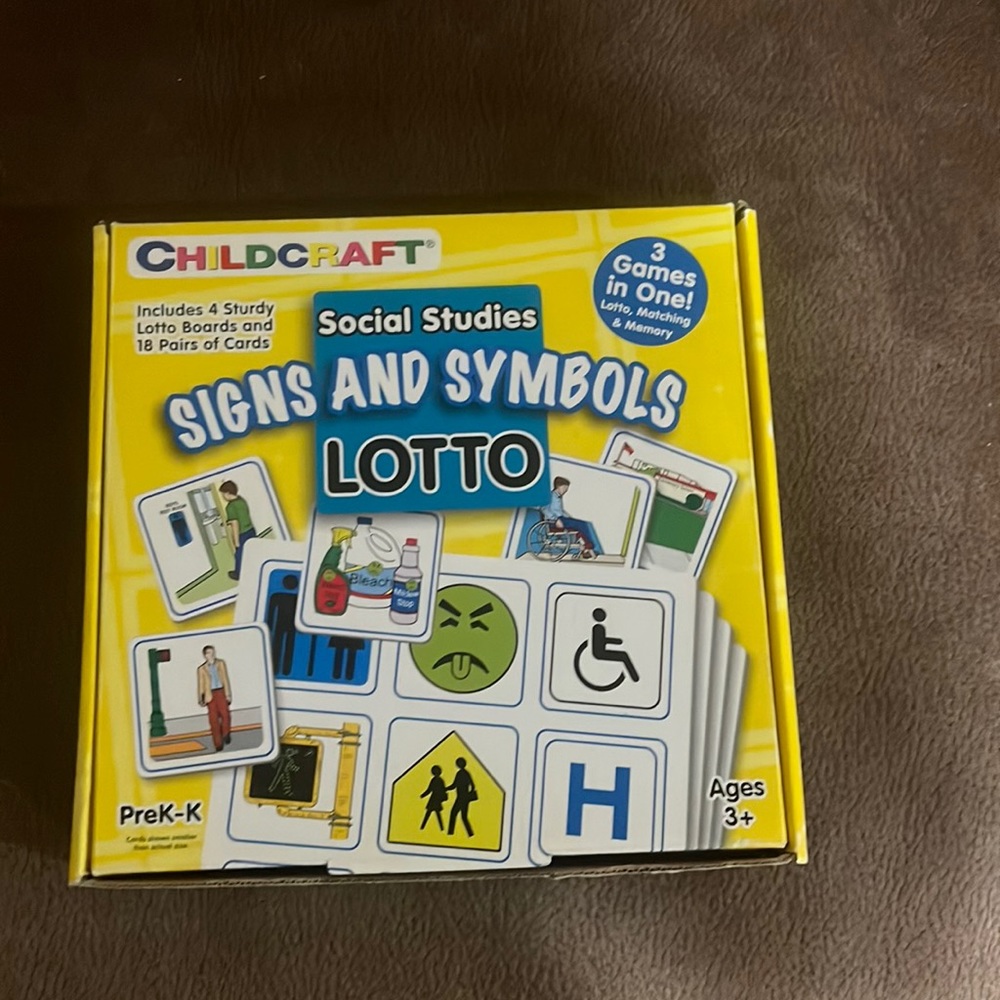 Childcraft math and social studies lotto